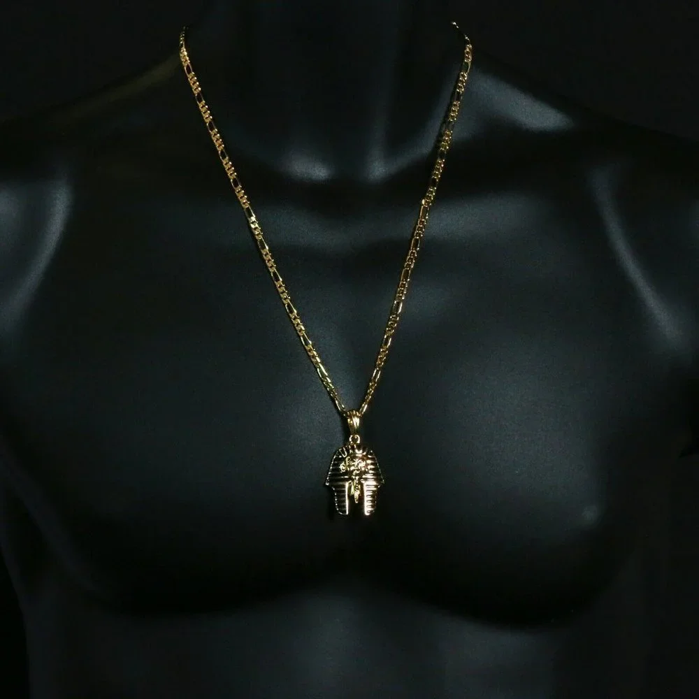 14k King Figaro Pendant Pharaoh Necklace Pendant